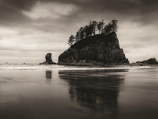 Ship Rock By Jd Studios (Framed Small) - Dark Gray