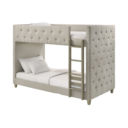 Addyson - Twin Over Twin Bunk - Fog
