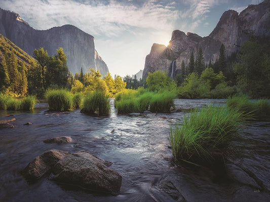 Yosemite Valley By Martin Podt Photography (Framed Small) - Green