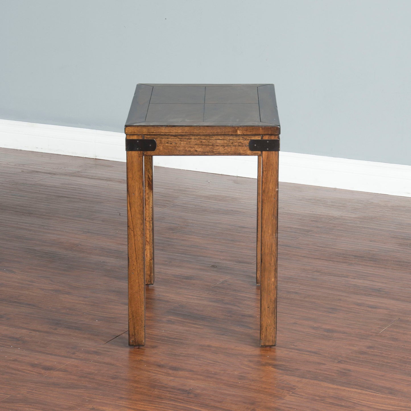 Safari - Chair Side Table - Dark Brown