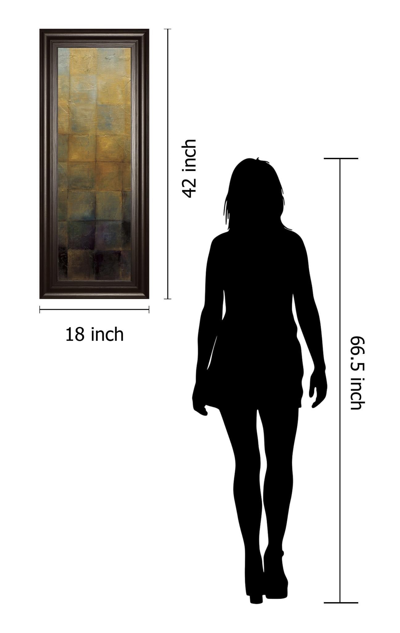 Modra II By Pasion - Framed Print Wall Art - Yellow