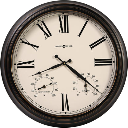 Howard Miller Aspen Indoor/Outdoor Wall Clock