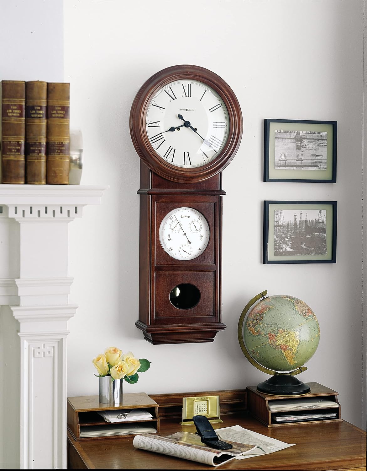 Howard Miller Lawyer II Pendulum Wall Clock