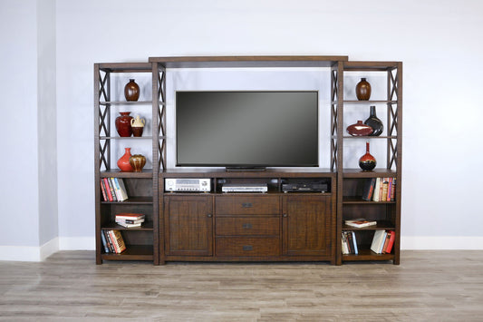 Homestead - Entertainment Wall (66,B,2Xp) - Tobacco Leaf