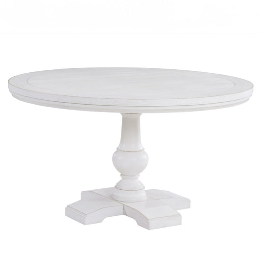 Warren - 54" Round Dining Table - White