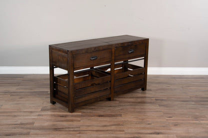 Homestead - 28" Sofa Table - Dark Brown