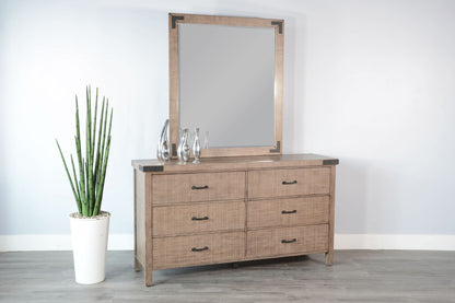 Desert Rock - Mirror - Light Brown