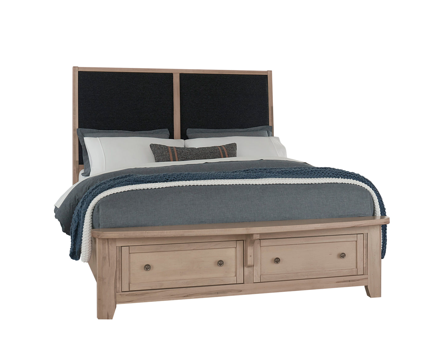 Woodbridge - Storage Upolstered Bed - Wood