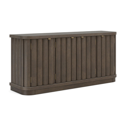 Darimore - Extra Large TV Stand - Burnished Brown