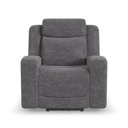 Ridge - Power Recliner With Power Headrest - Granite