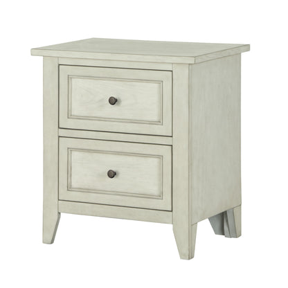 Raelynn - 2 Drawer Nightstand - Weathered White