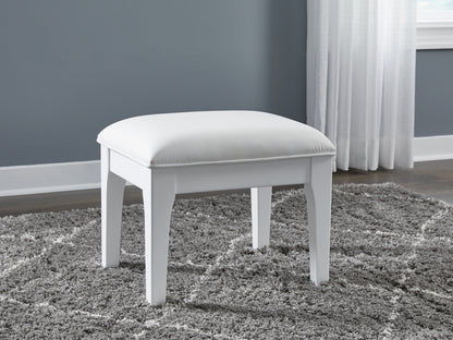 Chalanna - White - Vanity Stool