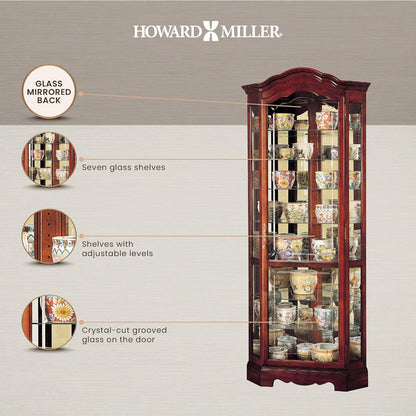 Howard Miller Jamestown Corner Curio Cabinet