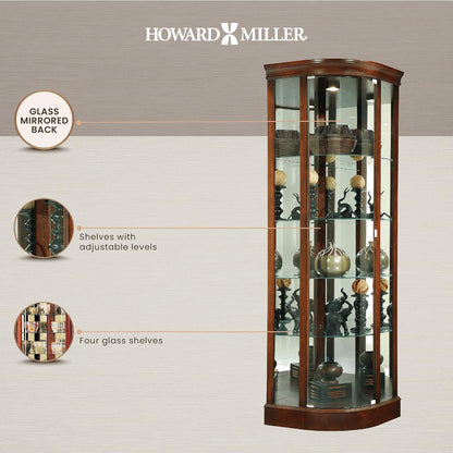 Howard Miller Marlowe Corner Curio Cabinet