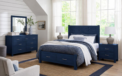 Tide & Timber - Fretwork Panel Storage Bed