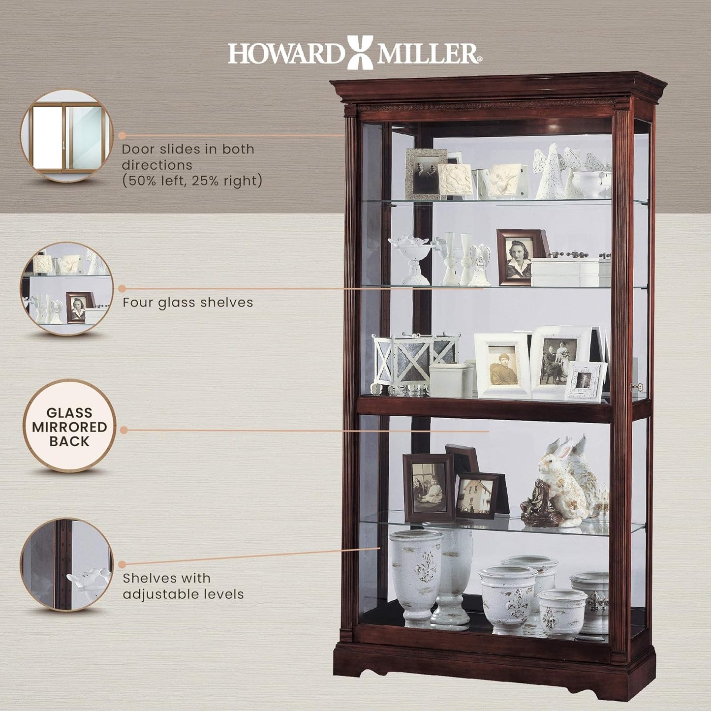 Howard Miller Dublin Curio Cabinet