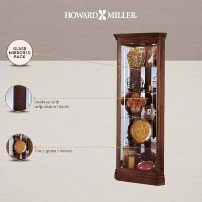 Howard Miller Lynwood Corner Curio Cabinet