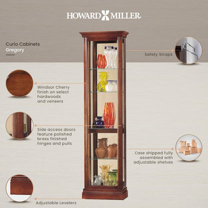 Howard Miller Gregory Narrow Curio Cabinet