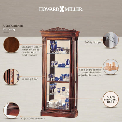 Howard Miller Embassy Curio Cabinet