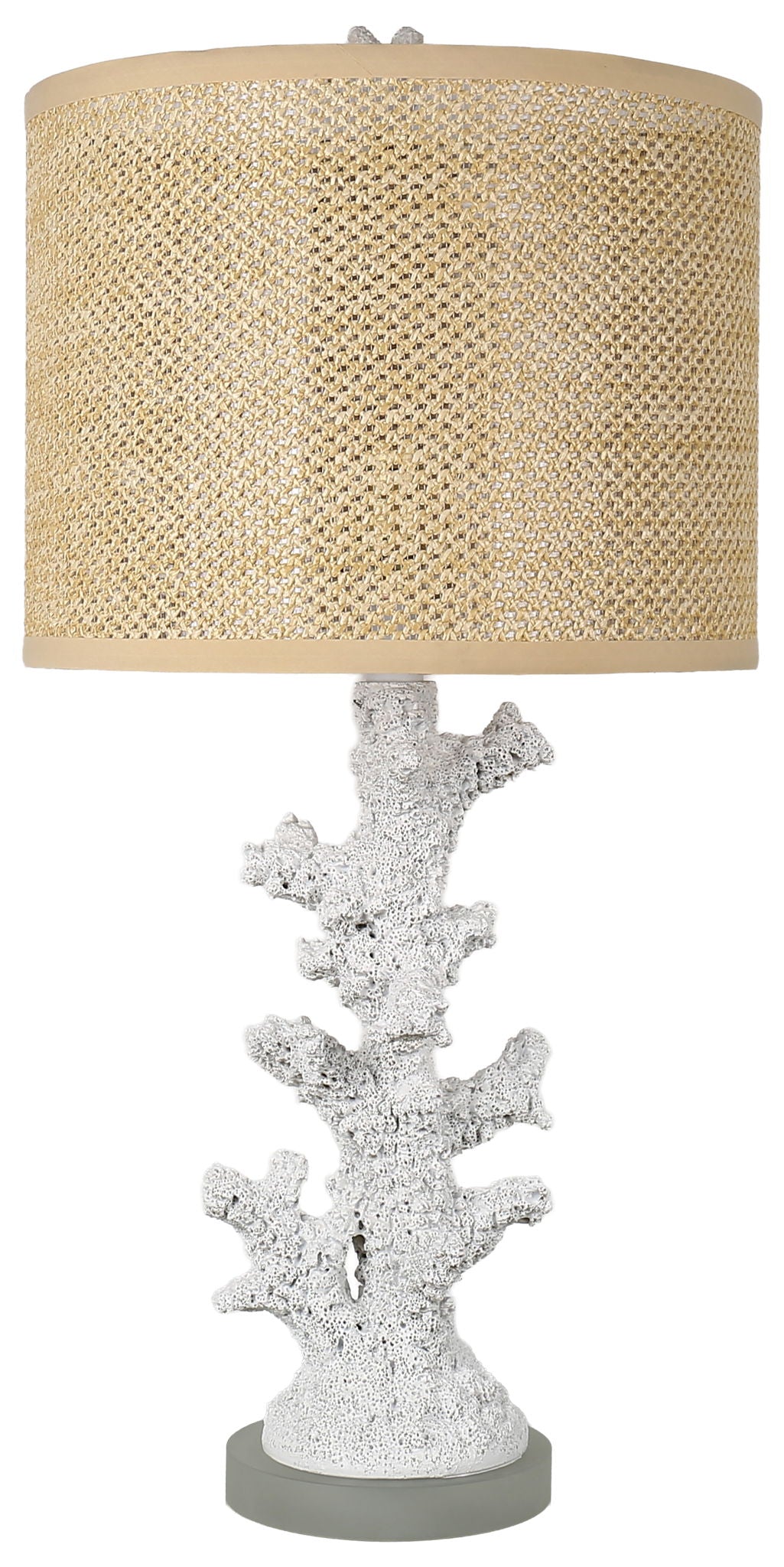 Coral Haven - 26 X 13 - Resin Table Lamp (Set of 2) - Matte White