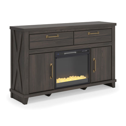 Brazen Valley - TV Stand With Fireplace Option