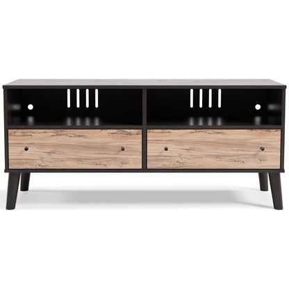 Piperton - Brown / Natural - Medium TV Stand