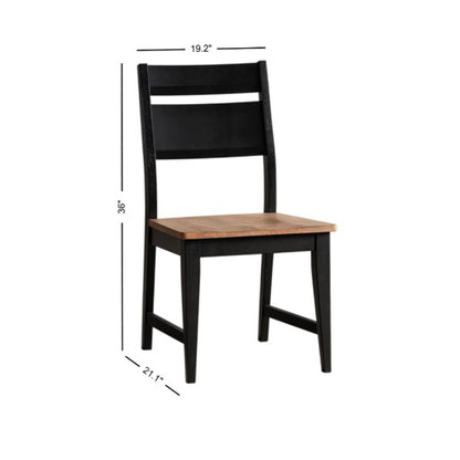Austin - Panel Chair - Natural Mango Wood