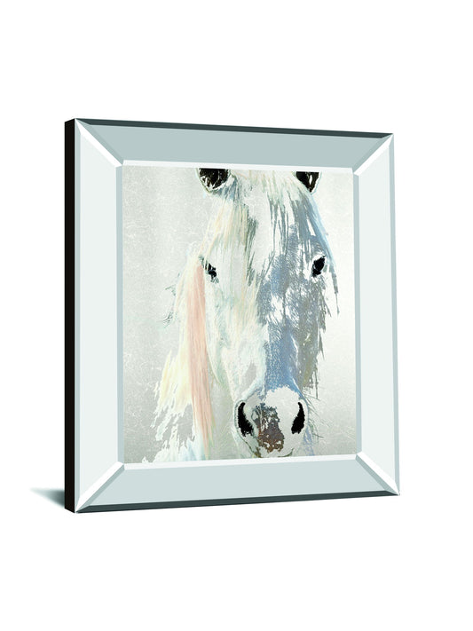 Sage By Marvin Pelkey - Mirror Framed Print Wall Art - Gray