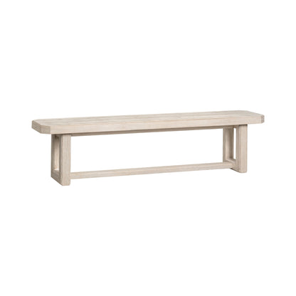 Carlson - Backless Bench - Washed Linen