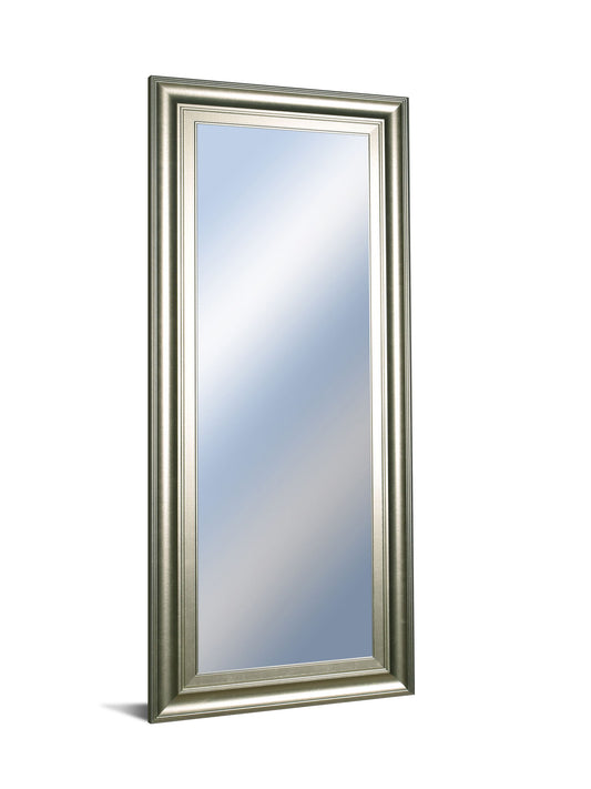 18x42 Decorative Framed Wall Mirror By Classy Art Promotional Mirror Frame #42 - Silver