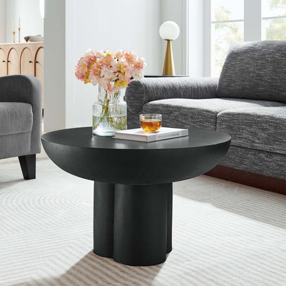 Caspian Round Concrete Coffee Table