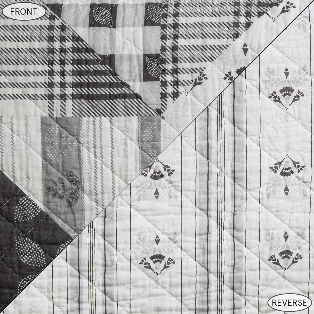 Patchwork Pairie Reversible Quilt Set