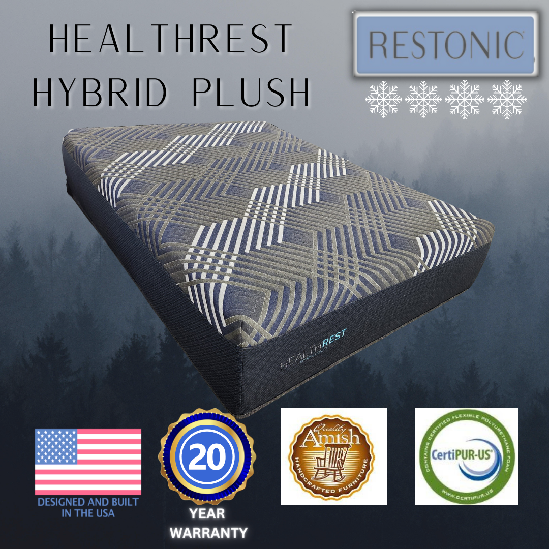 RESTONIC Healthrest Hybrid Mattress HomeSource Furniture