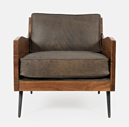 Karma Leather Accent Chair