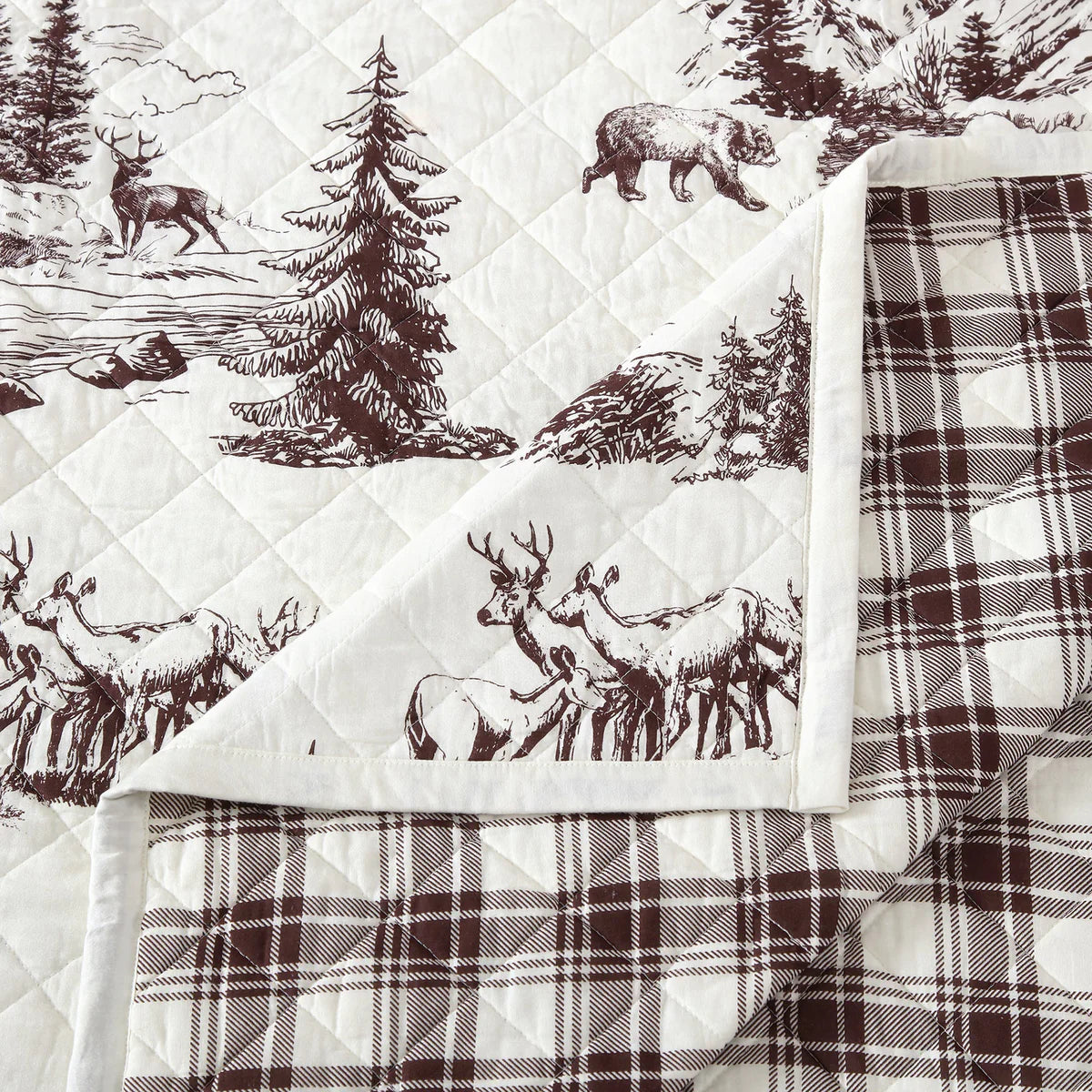 White Pine Reversible Quilt Set