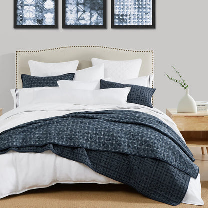 Indigo Reversible Quilt Set