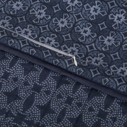 Indigo Reversible Quilt Set