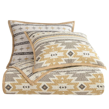 Desert Sage Reversible Quilt Set