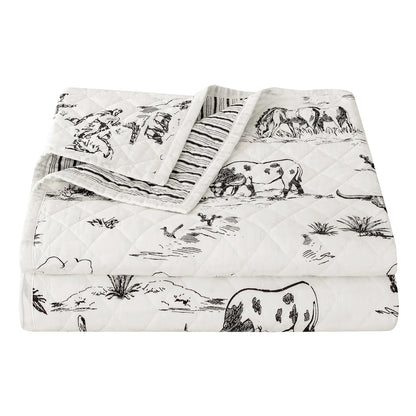 Ranch Life Western Reversible Quilt Set