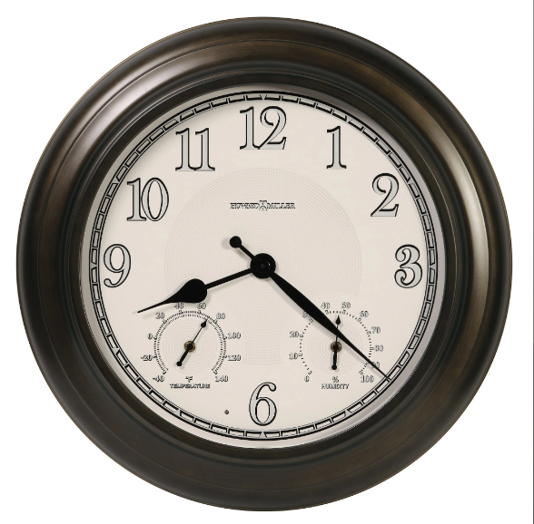 Howard Miller Briar Indoor/Outdoor Wall Clock