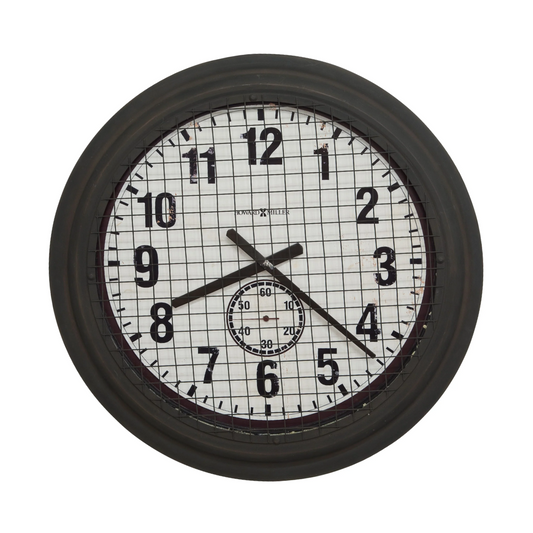 Howard Miller Grid Iron Works Oversized Wall Clock