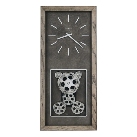 Howard Miller Kelby Visible Moving Gears Wall Clock