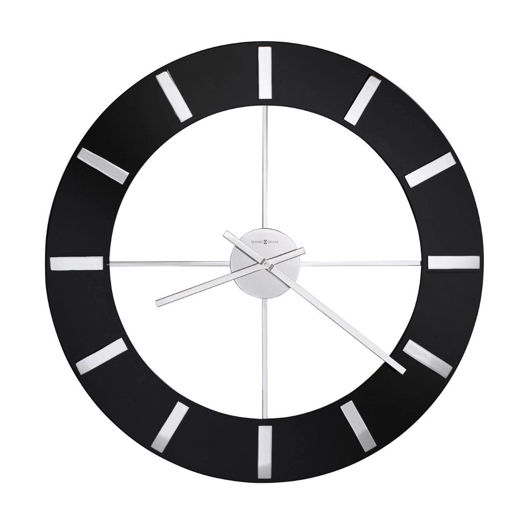 Howard Miller Onyx Oversized Wall Clock