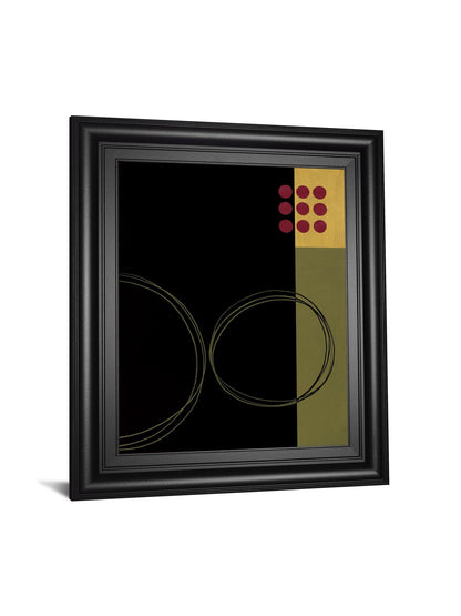 Circular Zone Il By Fernando Leal - Framed Print Wall Art - Black