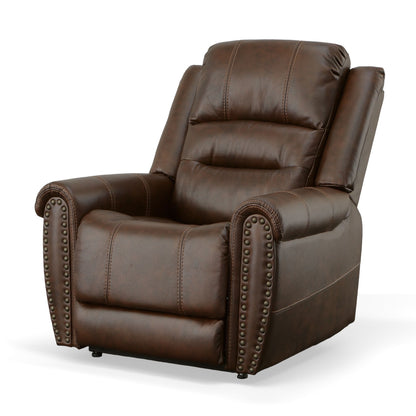 Oscar - Power Lift Recliner With Right-Hand Control & Power Headrest - Pumpernickel