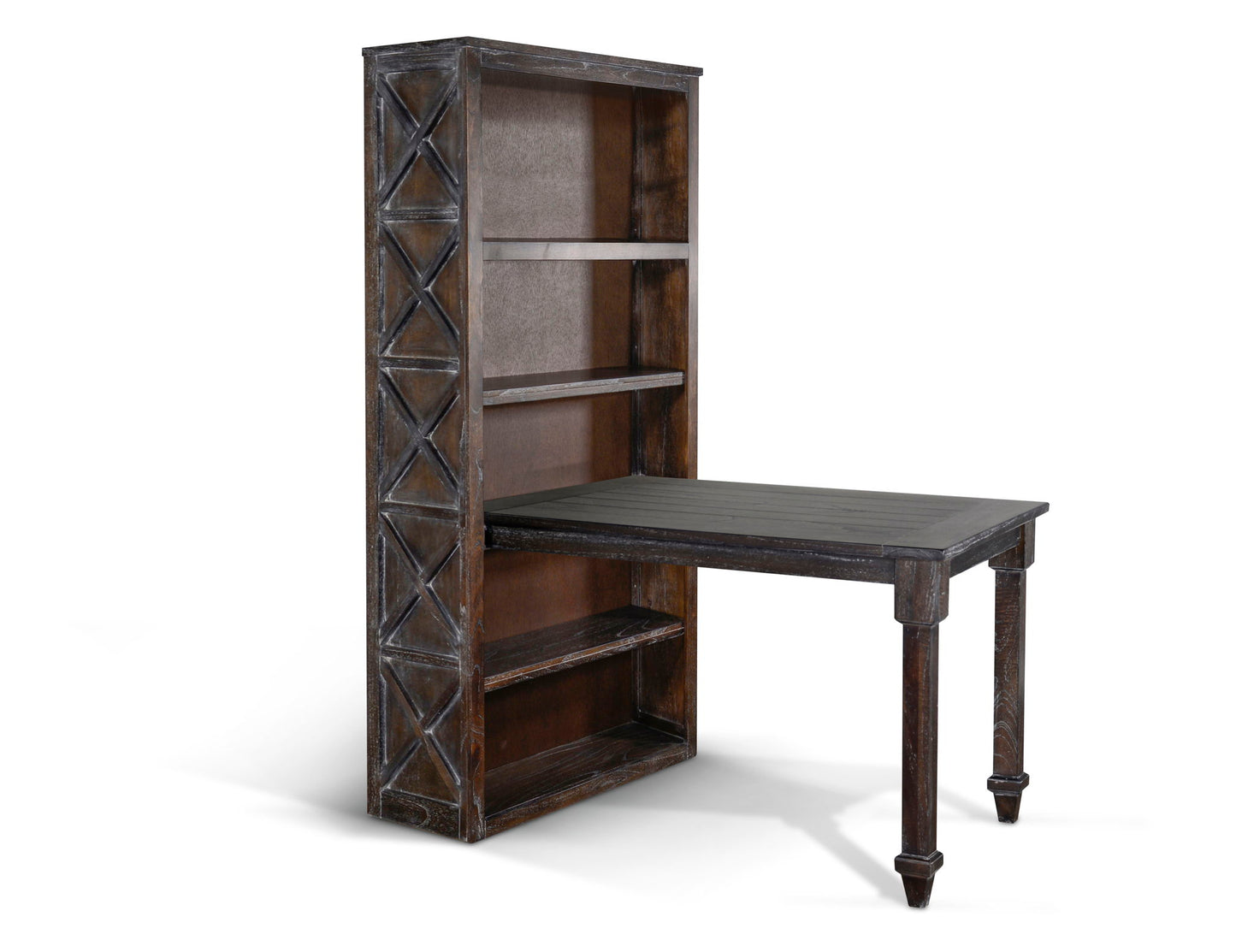 Sunny Accents - Desk Return - Dark Brown