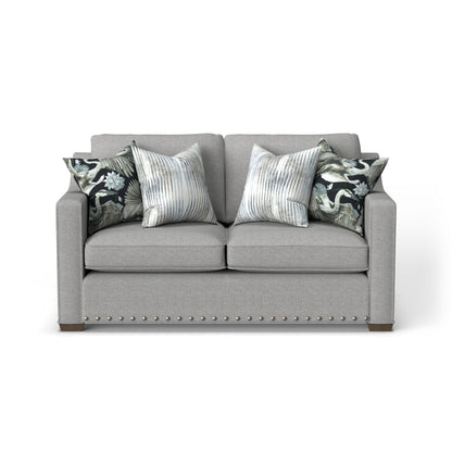 Milo - Fabric Loveseat With Nailhead Trim