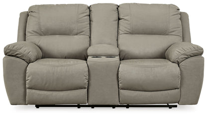 Next-Gen Gaucho - DBL Rec Loveseat w/Console - Putty