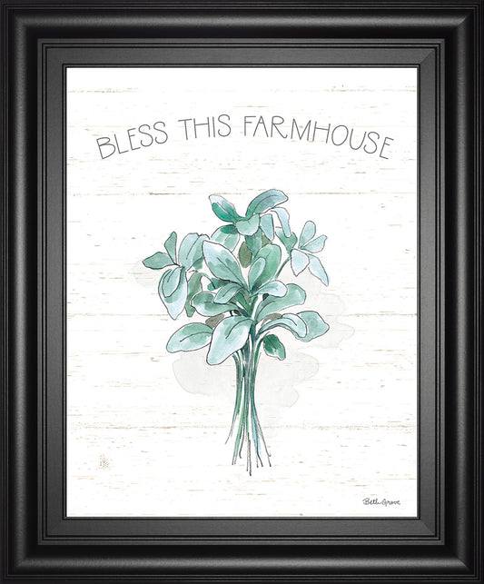 Farmhouse Cotton VI By Beth Grove - Framed Print Wall Art - White