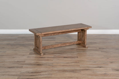 Doe Valley - Side Bench - Dark Brown